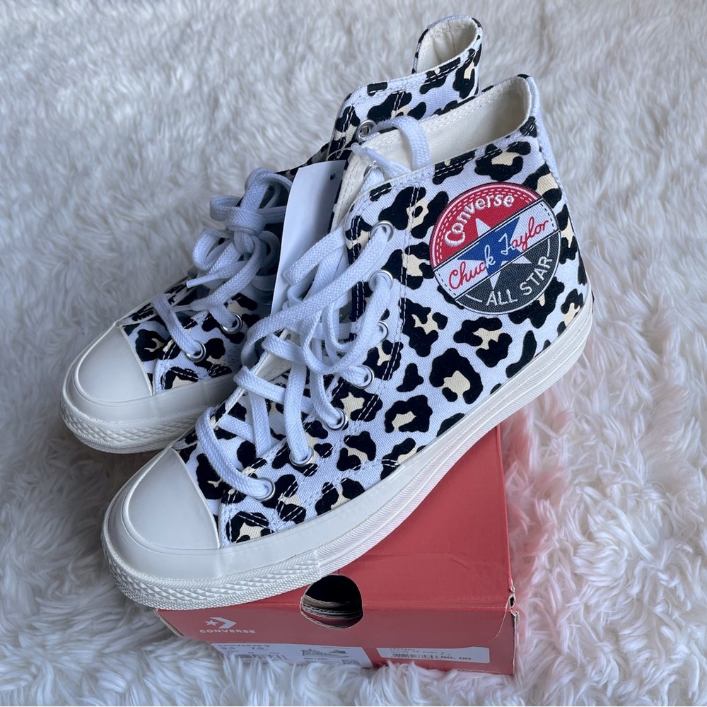New Converse Chuck 70 Leopard High Top Shoes 7.5
